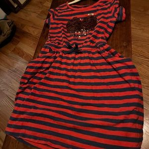 Cat and Jack flip sequin girls dress